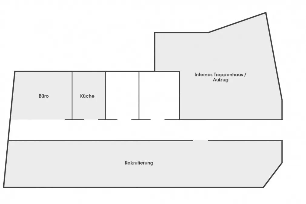 Test studio Bochum – floor plan