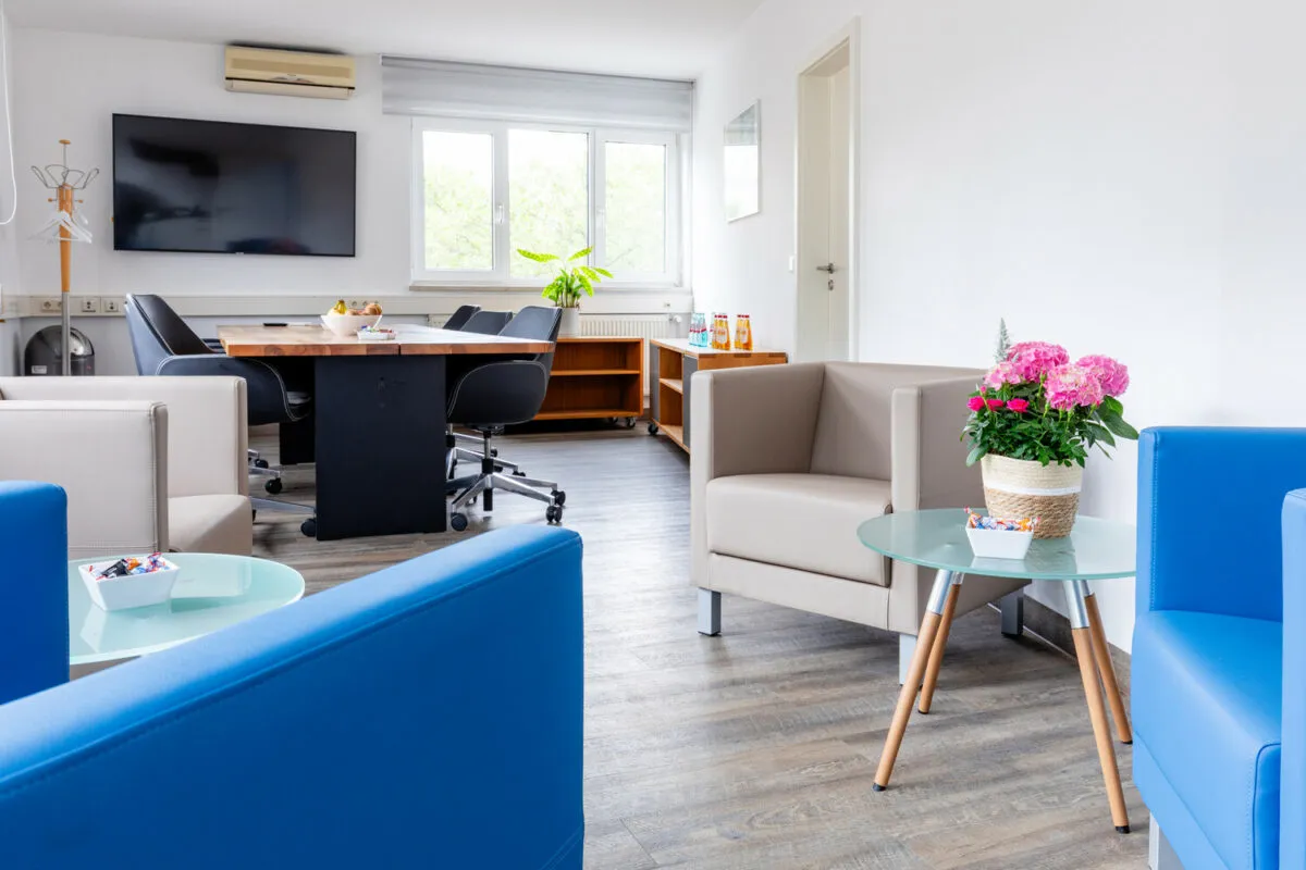 Test studio Frankfurt (Holzgraben) – customer lounge