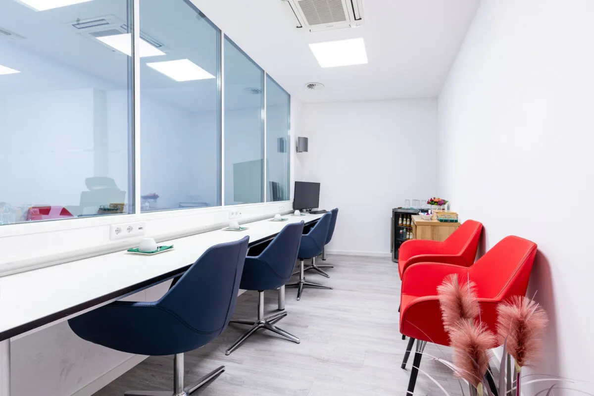Test studio Frankfurt (Roßmarkt) – customer lounge
