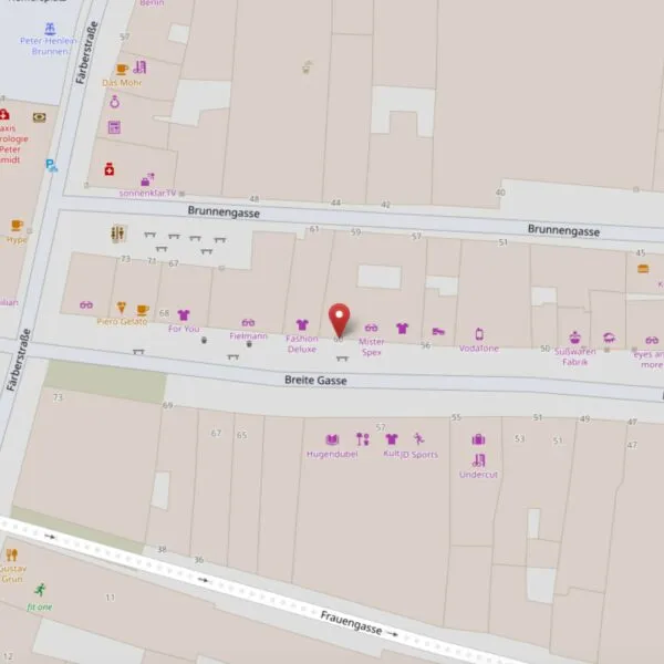 Location map for the Nuremberg test studio